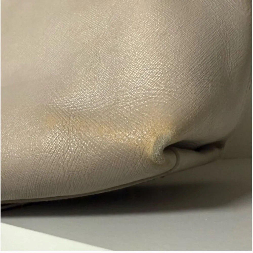 Salvatore Ferragamo gold Leather bag